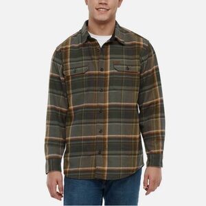 NWT Orvis Men’s Flannel Shirt Regular Fit Heavyweight Cotton Plaid Size XXL